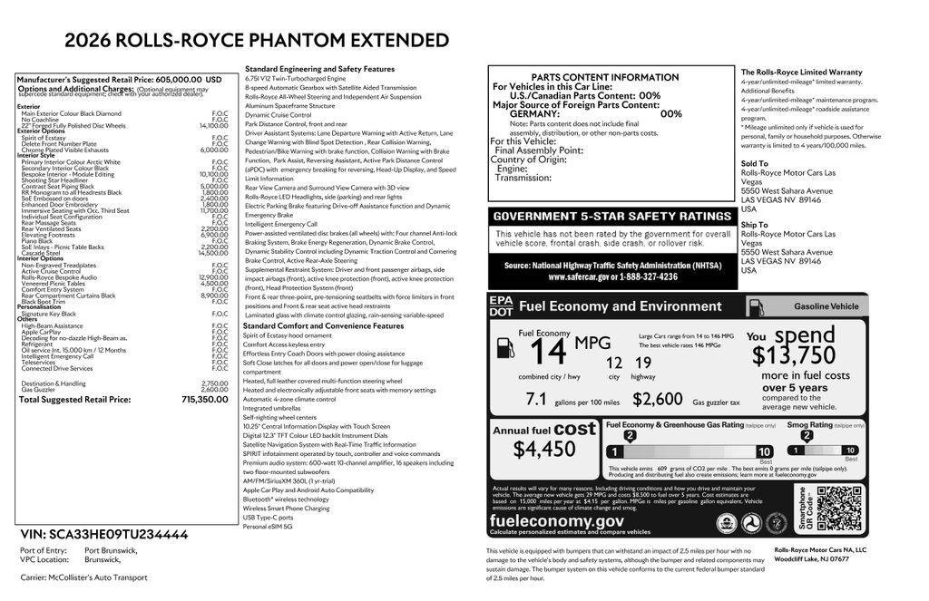 2026 Rolls-Royce Phantom Base - Photo 41