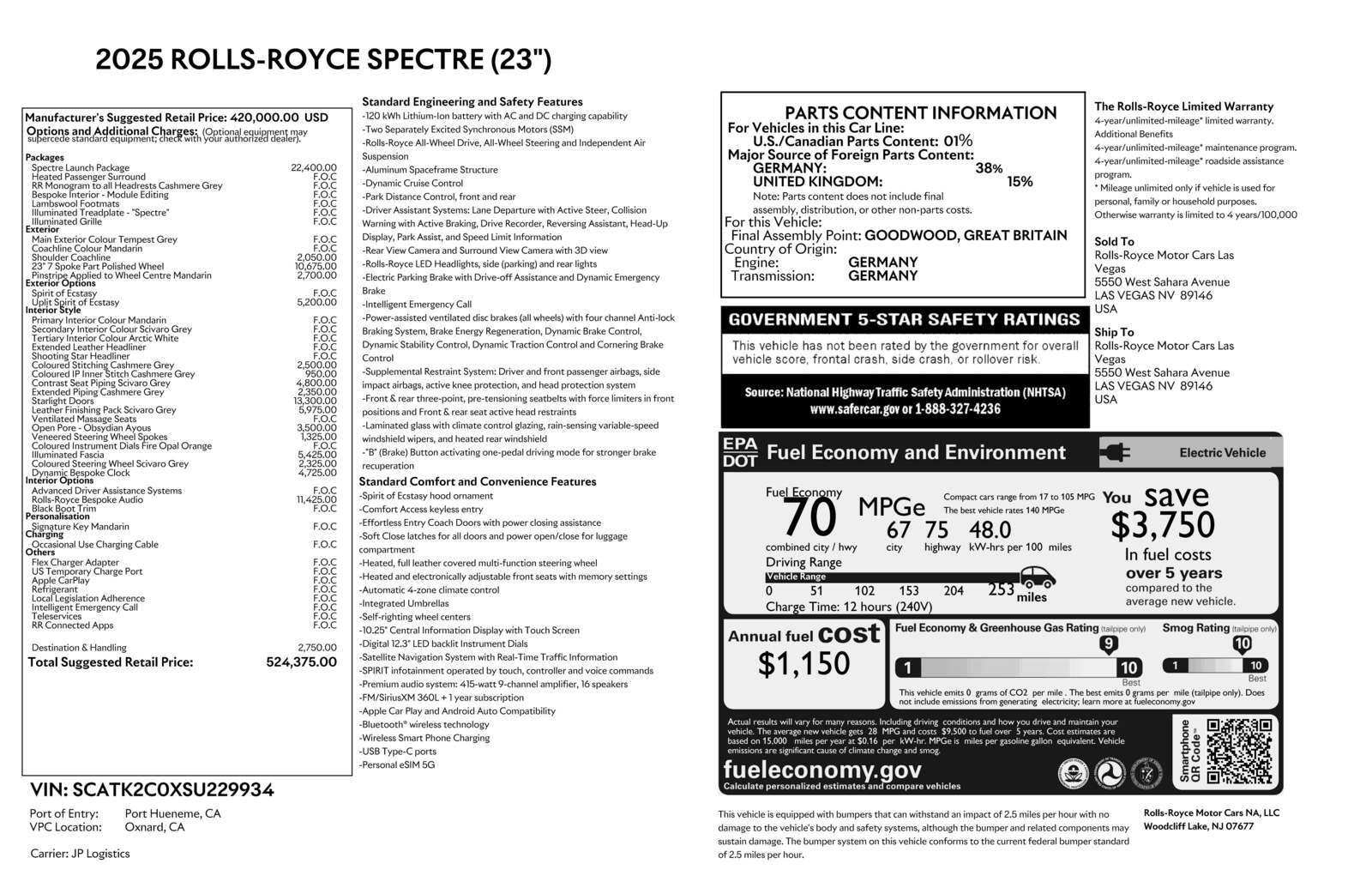 2025 Rolls-Royce Spectre Base - Photo 40