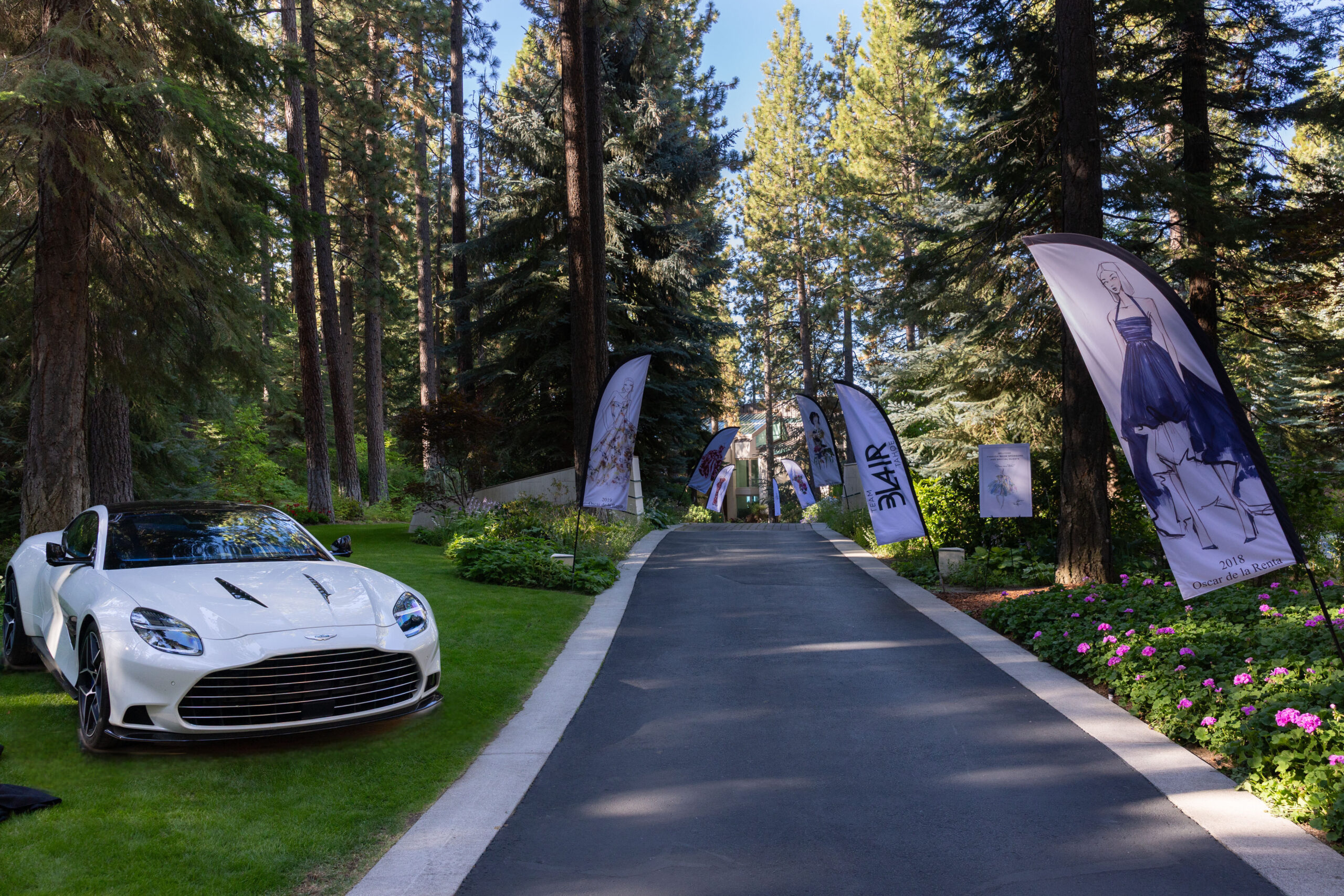 Aston Martin display at Lake Tahoe
