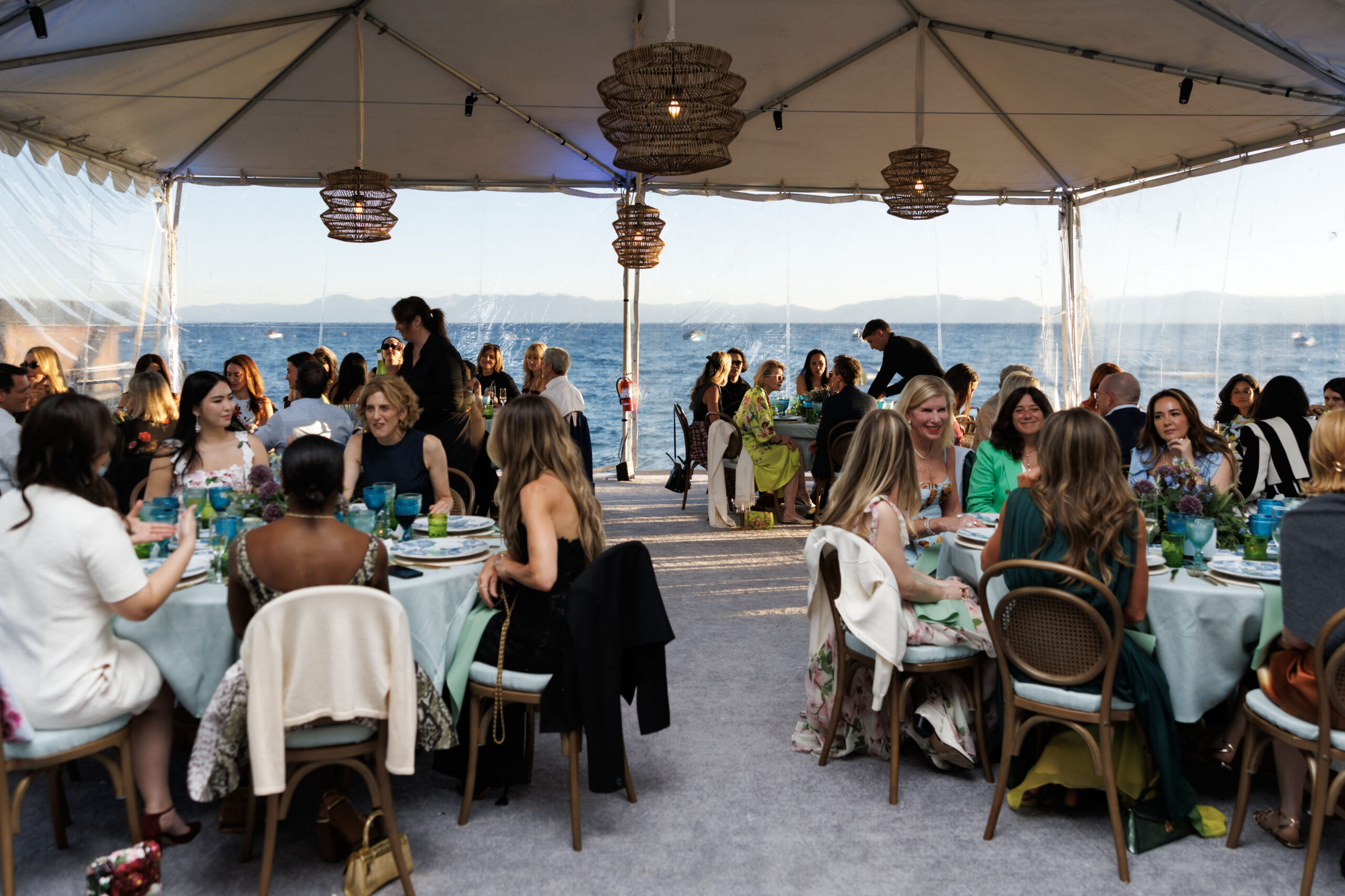 Guests at Lake Tahoe event